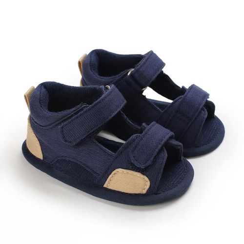 Baby Canvas Sandals for Boys Soft Sole Comfortable Walking Shoes 0-18 Months