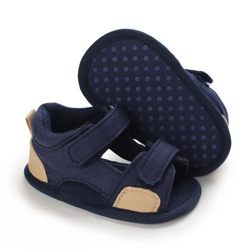 Baby Canvas Sandals for Boys Soft Sole Comfortable Walking Shoes 0-18 Months