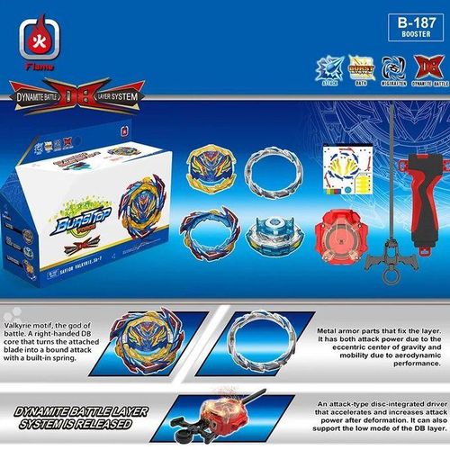 Rubber Dynamite Battle Bey Set B-187 Savior Valkyrie