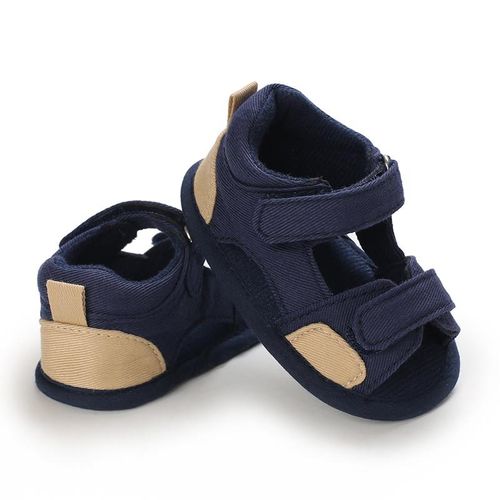Baby Canvas Sandals for Boys Soft Sole Comfortable Walking Shoes 0-18 Months