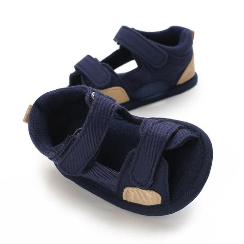 Baby Canvas Sandals for Boys Soft Sole Comfortable Walking Shoes 0-18 Months