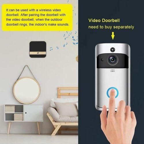 Wirelessly Doorbell Chime Home DingDong Alarm