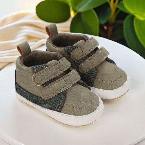 Spring And Autumn 0-1 Year Old Baby Shoes Anti Slip And Wear Resistant Soft Cloth Bottom Outdoor Men's And Women's Baby Sports Shoes