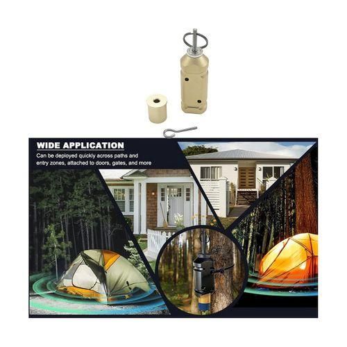 Perimeter Trip Alarm Kit for Camping and Security Property SafetyD