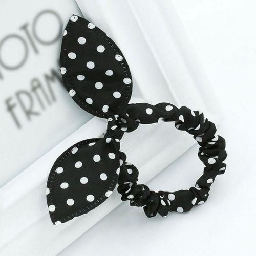 Pearl Knotted Hair Circle Round Ball Jelly Color Rope Tied Hair5459