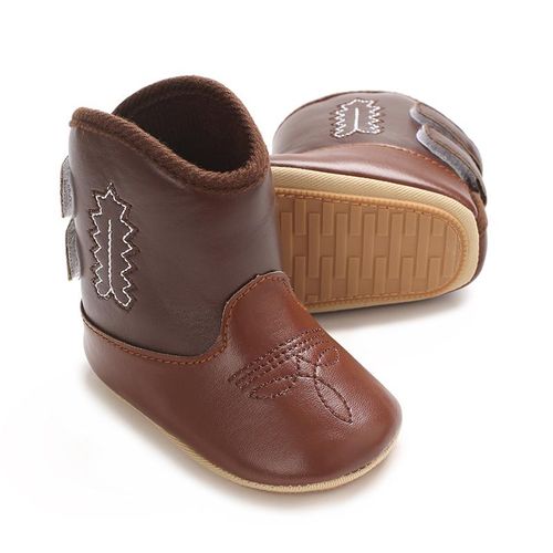 Spring And Autumn Baby Shoes For Boys And Girls 0-1 Year Old Short Boots Anti Slip And Wear Resistant Soft Soled Sneakers Fashion Retro Boots