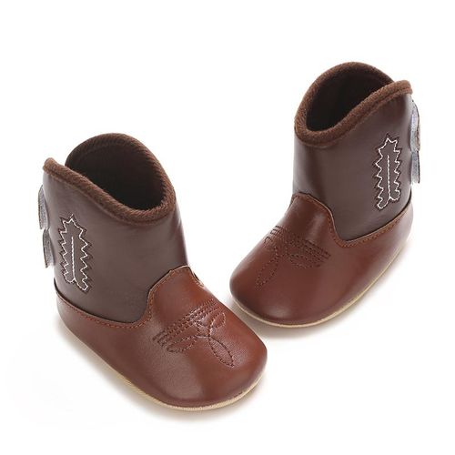 Spring And Autumn Baby Shoes For Boys And Girls 0-1 Year Old Short Boots Anti Slip And Wear Resistant Soft Soled Sneakers Fashion Retro Boots
