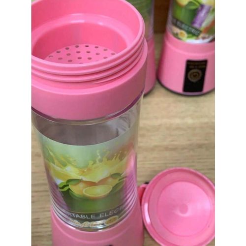 Hm Premium Electric USB Rechargable Portable Blender Cup, Mini Handheld Juicer Cup For Shakes And Smoothies, Juice, Milk,Protein Shaker Bottle,Mixer, Bottle For Travel Gym Home Office Sports Outdoors