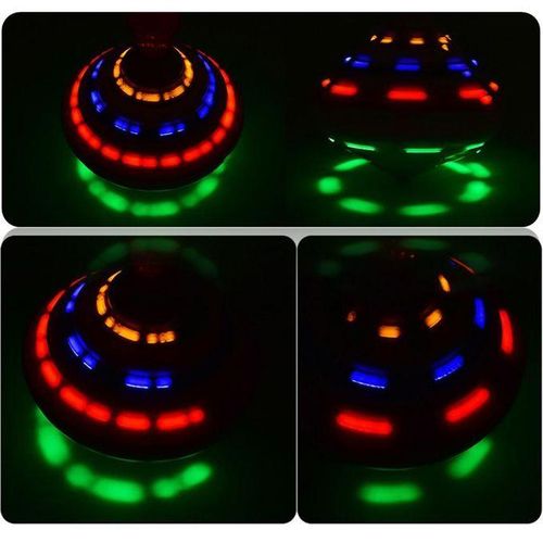 3x  Humming Top Classic Traditional Flash Musical Toy Kids Fun Play