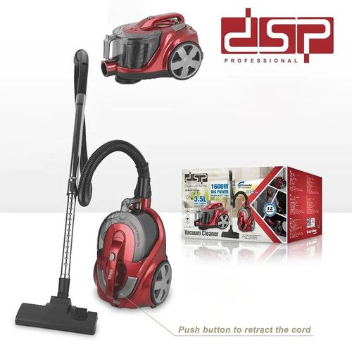 Electric Vacuum Cleaner High Suction Power Professional Vacuum Cleaner 1600W - Multicolor