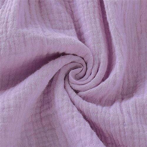 Baby Girls Solid Color Maxi Dress Cotton Lightweight Sundress Purple