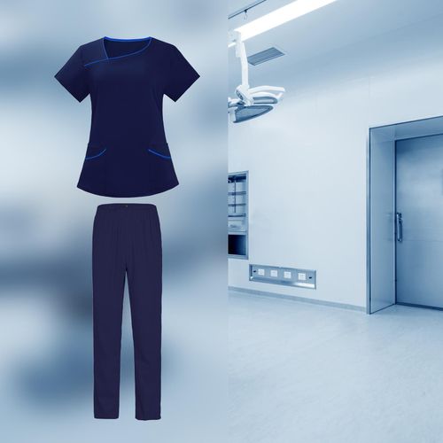 Scrubs For Women Set Scrub Tunic And Trousers S Dark Blue