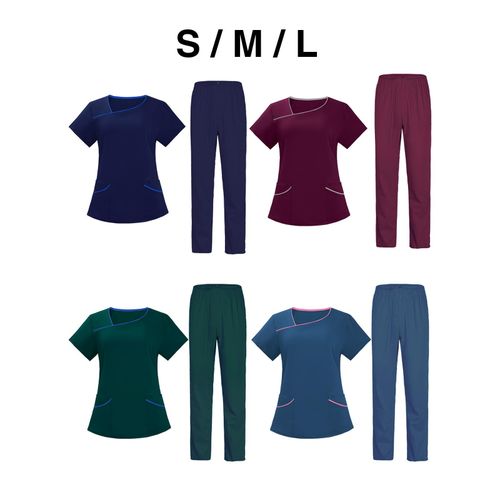 Scrubs For Women Set Scrub Tunic And Trousers S Dark Blue