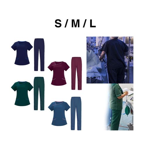 Scrubs For Women Set Scrub Tunic And Trousers S Dark Blue