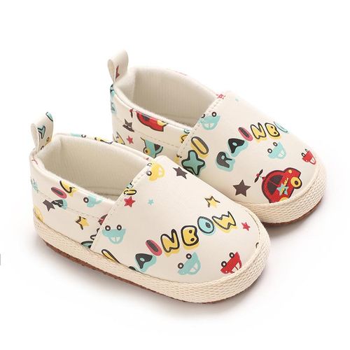 Baby Cartoon PU Casual Shoes Newborn Soft Soled Comfortable Walking Shoes
