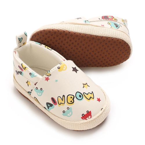 Baby Cartoon PU Casual Shoes Newborn Soft Soled Comfortable Walking Shoes