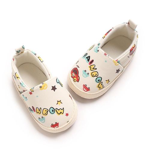 Baby Cartoon PU Casual Shoes Newborn Soft Soled Comfortable Walking Shoes