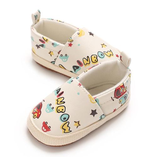 Baby Cartoon PU Casual Shoes Newborn Soft Soled Comfortable Walking Shoes