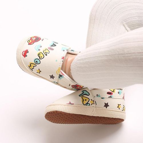 Baby Cartoon PU Casual Shoes Newborn Soft Soled Comfortable Walking Shoes