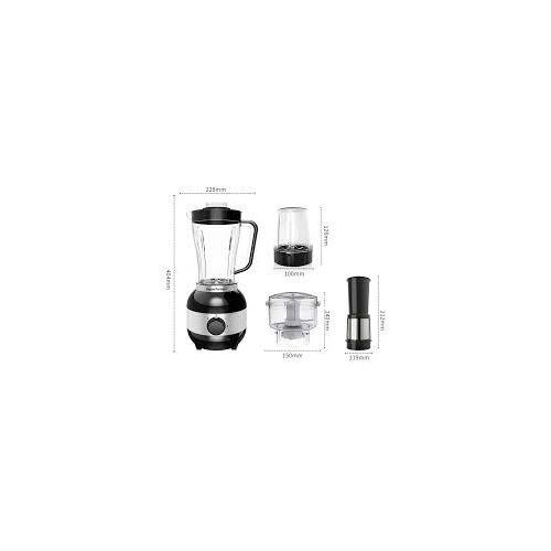Hoffmans  4 in 1 Blender 1.8L - Black