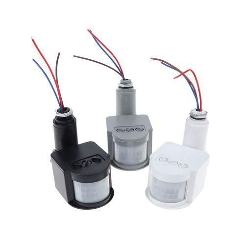 LED Motion Sensor 220V Infrared PIR 12V Sensor Light Switch, White