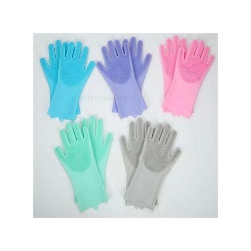 Silicon Hand Washing Gloves