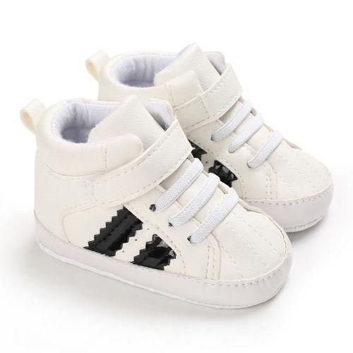 Fashion Baby Boys Hi Top Sneakers Newborn Walker Toddler Shoes Soft Bottom Infant Kids Sneaker 018Months