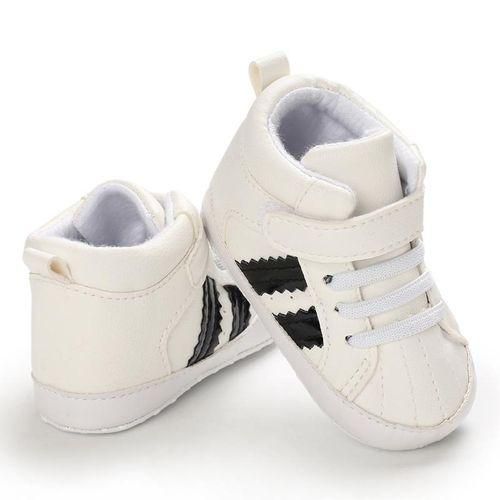 Fashion Baby Boys Hi Top Sneakers Newborn Walker Toddler Shoes Soft Bottom Infant Kids Sneaker 018Months