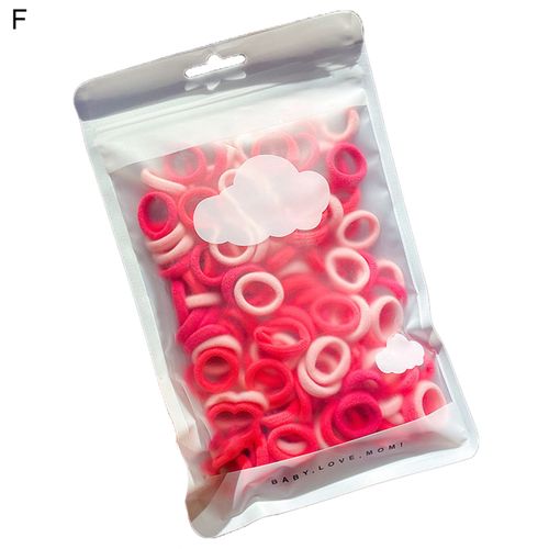 1 Bag Elastic Hair Ties Flexible Hair Band Girls F