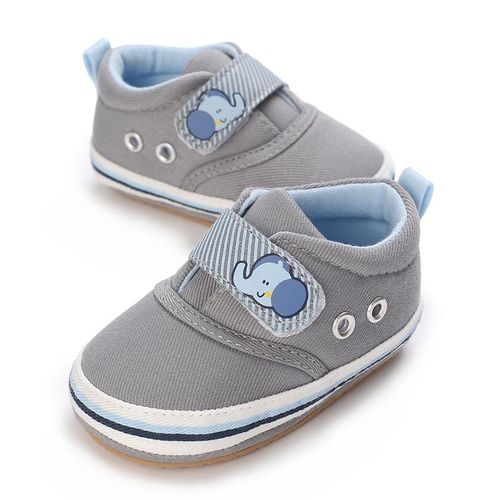 Spring and Autumn New Baby 0-1 Year Old Male and Female Outdoor Casual Sports Shoes Canvas Soft Rubber sole Sneakers