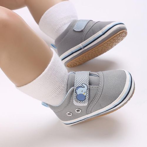 Spring and Autumn New Baby 0-1 Year Old Male and Female Outdoor Casual Sports Shoes Canvas Soft Rubber sole Sneakers