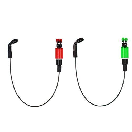 Fishing Alarm Swinger Steel Chain Steel Aluminum Set Carp Fishing Indicator Bite Alarm Swinger Fishing Tools Red