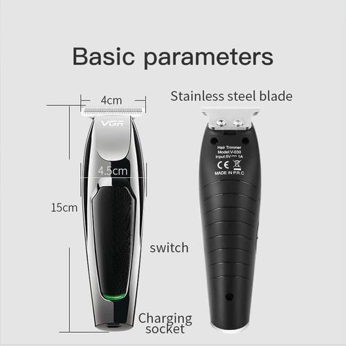 V-030 Professional Hair Trimmer Black