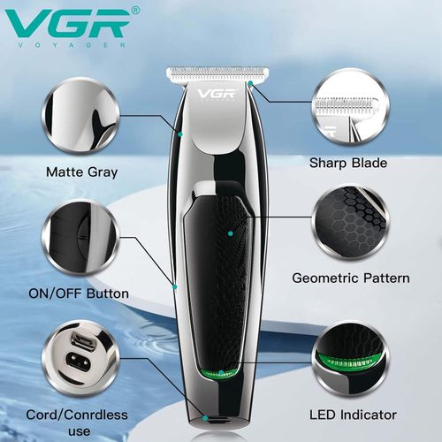 V-030 Professional Hair Trimmer Black