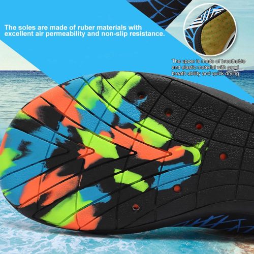 Men Women Water Shoes Sports Quick Dry Barefoot for Swim Diving Surfing Aqua Pool Beach Walking Yoga Exercise Shoes NO5116