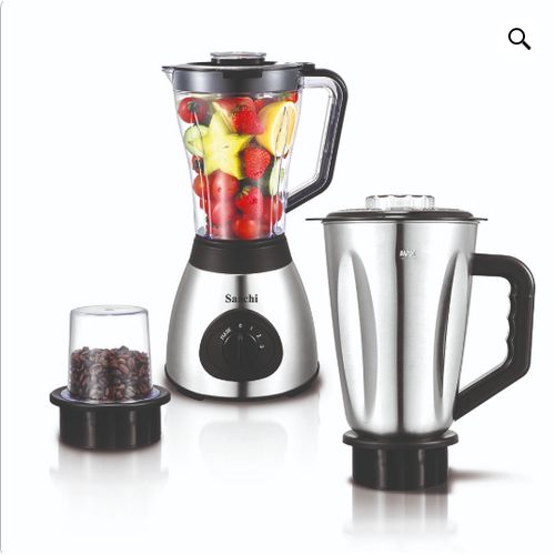 Saachi 3-in-1 Blender/Grinder - Black, Silver