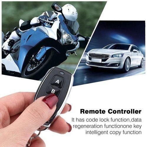 OR 433MHz Wireless Metal 3 Key Garage Door Duplicator Learn Code Key Fob Control