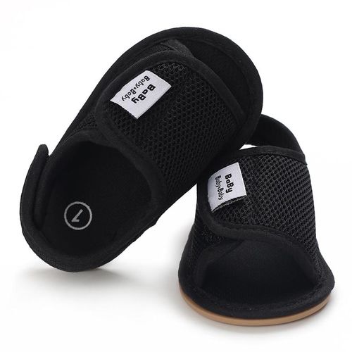 0-18Months Summer Baby Mesh Sandals Newborn Soft Rubber Sole Anti Slip Walking Shoes