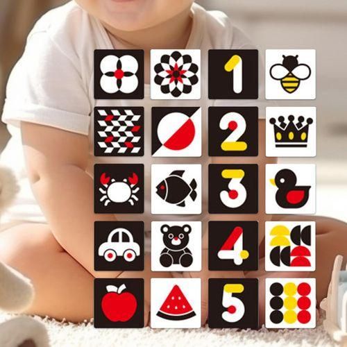 Baby Contrast Cards Development For Black And Multicolor NO5116