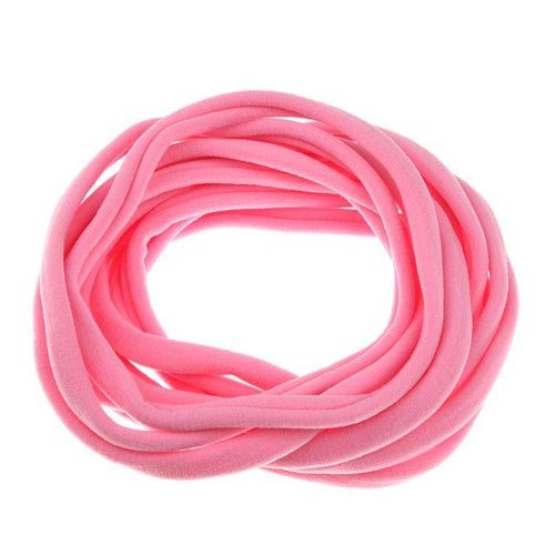 Girls Babies Nylon Hair Elastic Bobbles Bands Ties School Ponios Pink