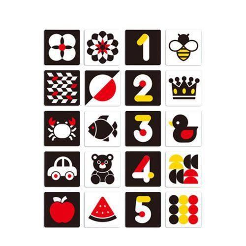 Baby Contrast Cards Development For Black And Multicolor NO5116
