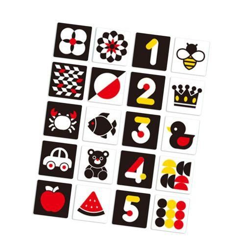 Baby Contrast Cards Development For Black And Multicolor NO5116