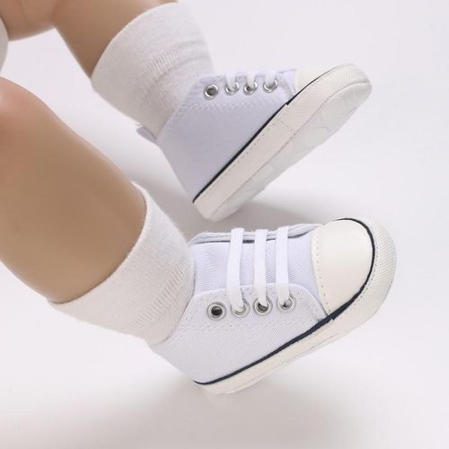 Classic Unisex Canvas Sneakers Newborn Soft Sole Comfortable Walking Shoes