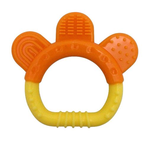New Pacifier Baby Teether Toy Silicone Infant Tooth Device Cartoon Shape Double Color Molar Teething Toys Appease Gifts,8 NO5112