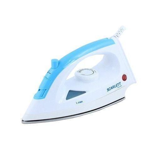 Scarlet Steam Flat Dry Iron- 1200Watts - White,Blue