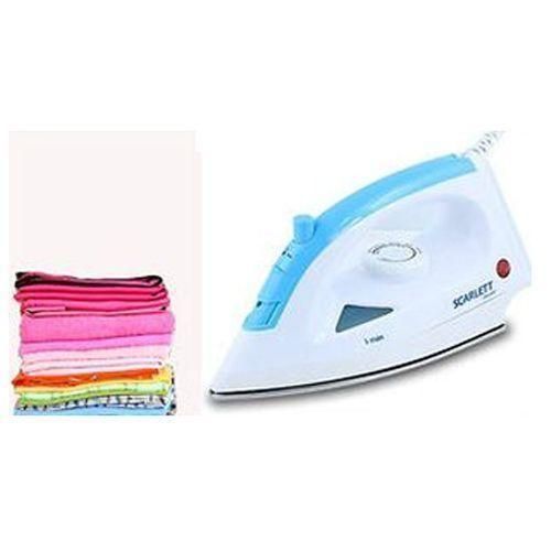Scarlet Steam Flat Dry Iron- 1200Watts - White,Blue
