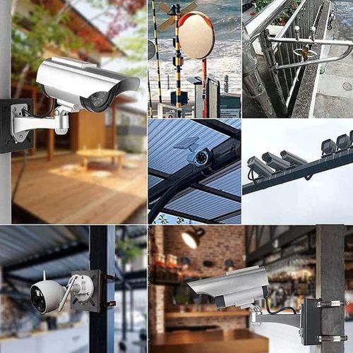 Universal Vertical Pole Mount Camera Bracket Wall Mounting Bracket for CCTV Security Camera PTZ Dome A