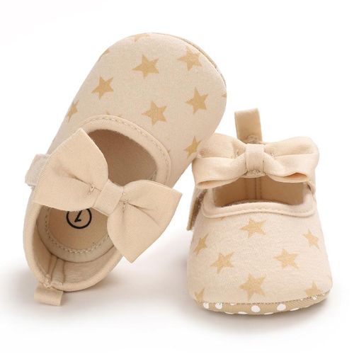 Spring and Autumn Girl Princess Shoes for Infants and Young Children Aged 0-1 with Soft Sole Front Foot Protection Flat Bottom Cloth Shoes