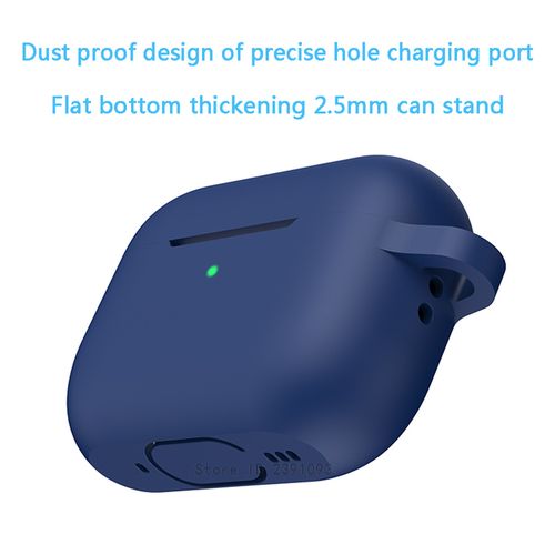 Funda Protectora Inalámbrica Con Gancho Para Pro 2 Carcasa De Silicona Para Auriculares Parachoques Para Pro
