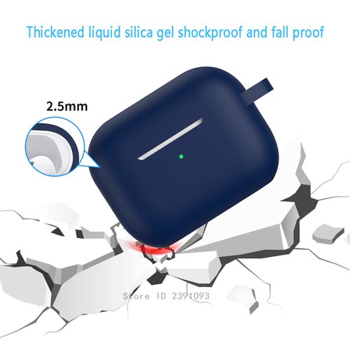 Funda Protectora Inalámbrica Con Gancho Para Pro 2 Carcasa De Silicona Para Auriculares Parachoques Para Pro